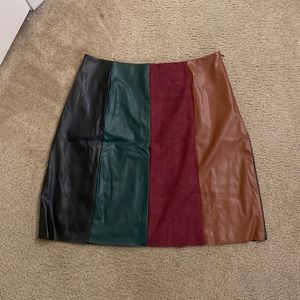 Multi colored skirt